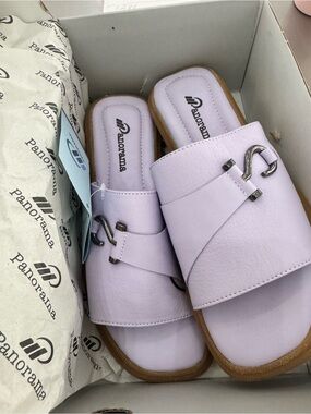 Lilac Slip-On Slides for Women